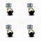 Service Caster 2 Inch Bright Brass Polyolefin Ball Caster - Side Mount Bracket - SCC, 4PK SCC-GR01S20-POS-BB-716-4-CB180-4 - alternate 1